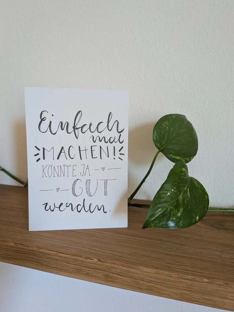 Einfach mal machen!